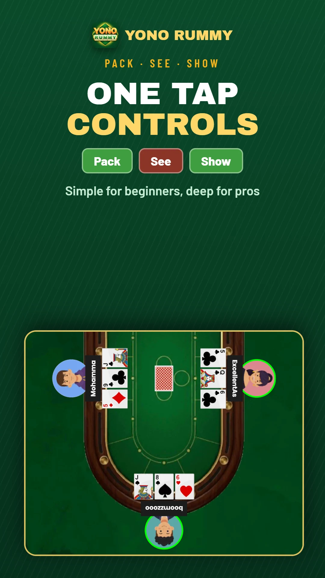 YonoRummy Games screenshot