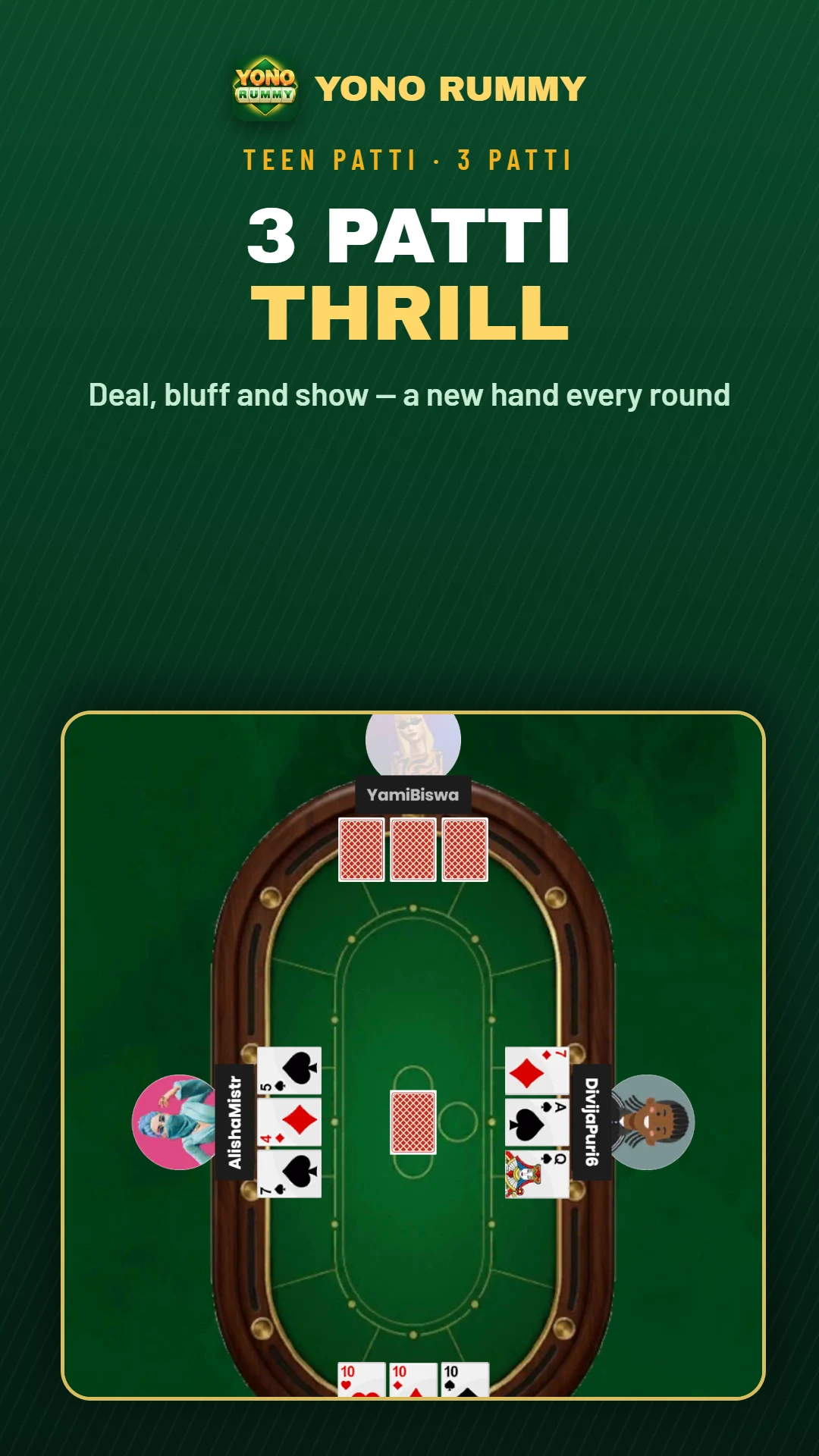 YonoRummy Games screenshot